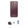 MARSİLYAN™- Galaxy A14 4G Kılıf Çekirdek Klasik Serisi - Siyah Joko Magic 5D Cam + Şeffaf Kamera Lens Koruma Cam