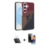 MARSİLYAN™- Galaxy A14 4G Kılıf Doruk Serisi - Siyah 3D Antistatik Mat Seramik Nano Ekran Koruyucu + Kamera Lens Koruma Cam - SF