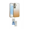 MARSİLYAN™- Galaxy A14 4G Kılıf Kıvılcım Minimal Özel Seri - Şeffaf Royal Nano Ekran Koruyucu