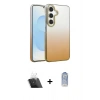 MARSİLYAN™- Galaxy A14 4G Kılıf Kıvılcım Minimal Özel Seri - Siyah Joko Magic 5D Cam + Kamera Lens Koruma Cam - SF