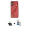 MARSİLYAN™- Galaxy A14 4G Kılıf Nova Işık Prime - Şeffaf Royal Nano Ekran Koruyucu + Kamera Lens Koruma Cam - SF