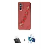 MARSİLYAN™- Galaxy A14 4G Kılıf Nova Işık Prime - Siyah 3D Antistatik Seramik Nano Ekran Koruyucu + Kamera Lens Koruma Cam - SF