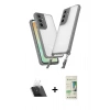 MARSİLYAN™- Galaxy A14 4G Kılıf Ufuk Klasik - Siyah 20D Premium Cam Ekran Koruyucu + Kamera Lens Koruma Cam - SF