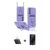 MARSİLYAN™- Galaxy A14 4G Kılıf Vadi Form Prime - Siyah 3D Antistatik Hayalet Cam Ekran Koruyucu + Kamera Lens Koruma Cam - SF