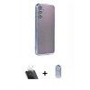 MARSİLYAN™- Galaxy A14 4G Kılıf Vadi Minimal - Siyah Joko Magic 5D Cam + Kamera Lens Koruma Cam - SF