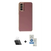 MARSİLYAN™- Galaxy A14 4G Kılıf Yankı Serisi - Şeffaf Royal Nano Ekran Koruyucu + Kamera Lens Koruma Cam - SF