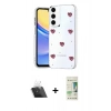 MARSİLYAN™- Galaxy A14 4G Kılıf Yörünge Form - Siyah 20D Premium Cam Ekran Koruyucu + Kamera Lens Koruma Cam - SF