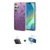MARSİLYAN™- Galaxy A14 4G Kılıf Zirve Modern Prime - Siyah 3D Antistatik Cam Ekran Koruyucu + Kamera Lens Koruma Cam - SF