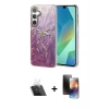 MARSİLYAN™- Galaxy A14 4G Kılıf Zirve Modern Prime - Siyah 3D Antistatik Mat Seramik Nano Ekran Koruyucu + Kamera Lens Koruma Cam - SF