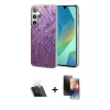 MARSİLYAN™- Galaxy A14 4G Kılıf Zirve Modern Prime - Siyah 3D Antistatik Mat Seramik Nano Ekran Koruyucu + Kamera Lens Koruma Cam - SF