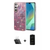 MARSİLYAN™- Galaxy A14 4G Kılıf Zirve Modern Prime - Siyah 6D Antistatik Mat Seramik Hayalet Nano Ekran Koruyucu + Kamera Lens Koruma Cam - SF