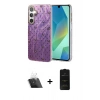 MARSİLYAN™- Galaxy A14 4G Kılıf Zirve Modern Prime - Siyah 6D Antistatik Mat Seramik Hayalet Nano Ekran Koruyucu + Kamera Lens Koruma Cam - SF