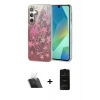 MARSİLYAN™- Galaxy A14 4G Kılıf Zirve Modern Prime - Siyah 6D Antistatik Mat Seramik Hayalet Nano Ekran Koruyucu + Kamera Lens Koruma Cam - SF