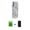 MARSİLYAN™- Galaxy A15 4G Kılıf Ahenk Modern Serisi - Siyah 6D Antistatik Mat Seramik Hayalet Nano Ekran Koruyucu + Raze Metal Kamera Lens - SH