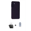 MARSİLYAN™- Galaxy A15 4G Kılıf Ahenk Serisi - Siyah Joko Magic 5D Cam + Kamera Lens Koruma Cam - SF