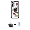 MARSİLYAN™- Galaxy A15 4G Kılıf Çekirdek Asil - Siyah Joko Magic 5D Cam + Şeffaf Kamera Lens Koruma Cam