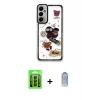 MARSİLYAN™- Galaxy A15 4G Kılıf Çekirdek Asil - Siyah Joko Magic 5D Cam + Raze Metal Kamera Lens - SH
