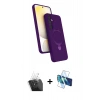 MARSİLYAN™- Galaxy A15 4G Kılıf İz Işık Koleksiyonu - Siyah 3D Antistatik Seramik Nano Ekran Koruyucu + Kamera Lens Koruma Cam - SF