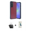 MARSİLYAN™- Galaxy A15 4G Kılıf Kıvılcım Işık Serisi - Şeffaf Pasifik Cam Ekran Koruyucu + Kamera Lens Koruma Cam - SF