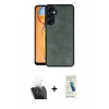 MARSİLYAN™- Galaxy A15 4G Kılıf Kıvılcım Işık Serisi - Şeffaf Pasifik Cam Ekran Koruyucu + Kamera Lens Koruma Cam - SF