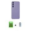 MARSİLYAN™- Galaxy A15 4G Kılıf Kozmos Yansıma Özel Seri - Siyah Joko Magic 5D Cam + Raze Metal Kamera Lens - SH