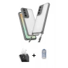 MARSİLYAN™- Galaxy A15 4G Kılıf Ufuk Klasik - Siyah Joko Magic 5D Cam + Kamera Lens Koruma Cam - SF