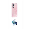 MARSİLYAN™- Galaxy A15 4G Kılıf Yankı Doku Prime - Siyah 3D Antistatik Cam Ekran Koruyucu