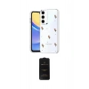 MARSİLYAN™- Galaxy A15 4G Kılıf Yörünge Form - Siyah 6D Antistatik Mat Seramik Hayalet Nano Ekran Koruyucu