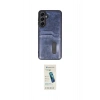 MARSİLYAN™- Galaxy A15 4G Kılıf Yörünge Işık Serisi - Şeffaf Pasifik Cam Ekran Koruyucu