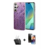 MARSİLYAN™- Galaxy A15 4G Kılıf Zirve Modern Prime - Siyah 3D Antistatik Mat Seramik Nano Ekran Koruyucu + Kamera Lens Koruma Cam - SF