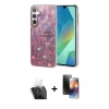 MARSİLYAN™- Galaxy A15 4G Kılıf Zirve Modern Prime - Siyah 3D Antistatik Mat Seramik Nano Ekran Koruyucu + Kamera Lens Koruma Cam - SF