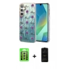 MARSİLYAN™- Galaxy A15 4G Kılıf Zirve Modern Prime - Siyah 6D Antistatik Mat Seramik Hayalet Nano Ekran Koruyucu + Raze Metal Kamera Lens - GS