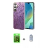 MARSİLYAN™- Galaxy A15 4G Kılıf Zirve Modern Prime - Siyah Joko Magic 5D Cam + Raze Metal Kamera Lens - SH