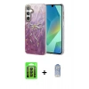 MARSİLYAN™- Galaxy A15 4G Kılıf Zirve Modern Prime - Siyah Joko Magic 5D Cam + Raze Metal Kamera Lens - SH