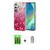 MARSİLYAN™- Galaxy A15 4G Kılıf Zirve Modern Prime - Siyah Joko Magic 5D Cam + Raze Metal Kamera Lens - SH