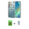MARSİLYAN™- Galaxy A15 4G Kılıf Zirve Modern Prime - Siyah Joko Magic 5D Cam + Raze Metal Kamera Lens - SH