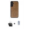 MARSİLYAN™- Galaxy A15 4G Kılıf Zirve Yansıma Serisi - Siyah Joko Magic 5D Cam + Kamera Lens Koruma Cam - SF