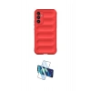 MARSİLYAN™- Galaxy A16 5G Kılıf Atlas Koleksiyonu - Siyah 3D Antistatik Seramik Nano Ekran Koruyucu