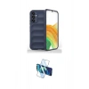 MARSİLYAN™- Galaxy A16 5G Kılıf Atlas Koleksiyonu - Siyah 3D Antistatik Seramik Nano Ekran Koruyucu