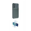 MARSİLYAN™- Galaxy A16 5G Kılıf Eksen Form Prime - Siyah 3D Antistatik Cam Ekran Koruyucu