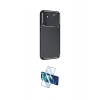 MARSİLYAN™- Galaxy A16 5G Kılıf Eksen Form Prime - Siyah 3D Antistatik Cam Ekran Koruyucu