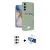 MARSİLYAN™- Galaxy A16 5G Kılıf Vadi Çizgi Prime - Siyah 3D Antistatik Seramik Nano Ekran Koruyucu + Raze Metal Kamera Lens - GS