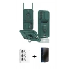 MARSİLYAN™- Galaxy A16 5G Kılıf Vadi Form Prime - Siyah 3D Antistatik Hayalet Cam Ekran Koruyucu + Raze Metal Kamera Lens - GS