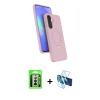 MARSİLYAN™- Galaxy A17 5G Kılıf İz Işık Koleksiyonu - Siyah 3D Antistatik Seramik Nano Ekran Koruyucu + Raze Metal Kamera Lens - GS
