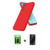 MARSİLYAN™- Galaxy A17 5G Kılıf Kozmos Yansıma Özel Seri - Siyah 3D Antistatik Hayalet Cam Ekran Koruyucu + Raze Metal Kamera Lens - SH