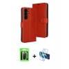 MARSİLYAN™- Galaxy A17 5G Kılıf Siluet Işık Serisi - Siyah 3D Antistatik Seramik Nano Ekran Koruyucu + Raze Metal Kamera Lens - SH