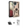 MARSİLYAN™- Galaxy A22 Kılıf Ahenk Klasik Koleksiyonu - Şeffaf Uv Polymer Nano Ekran Koruyucu + Kamera Lens Koruma Cam - SF