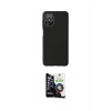 MARSİLYAN™- Galaxy A22 Kılıf Çekirdek Modern Serisi - Şeffaf Temperli Cam Ekran Koruyucu