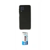 MARSİLYAN™- Galaxy A22 Kılıf Kozmos Yansıma Özel Seri - Siyah 5D Eko Cam Ekran Koruyucu