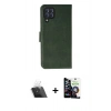 MARSİLYAN™- Galaxy A22 Kılıf Siluet Işık Serisi - Şeffaf Temperli Cam Ekran Koruyucu + Kamera Lens Koruma Cam - SF